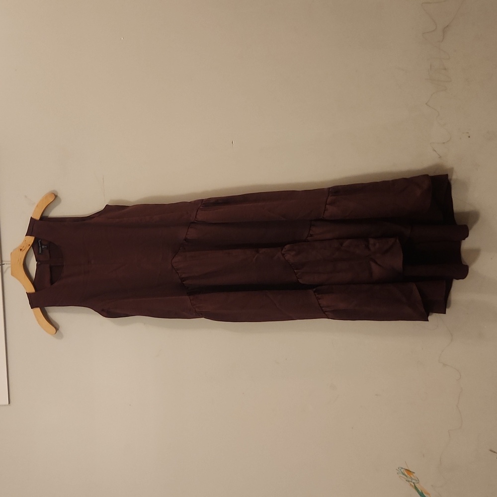 Universal Standard Frida Satin Tiered Dress with Pockets